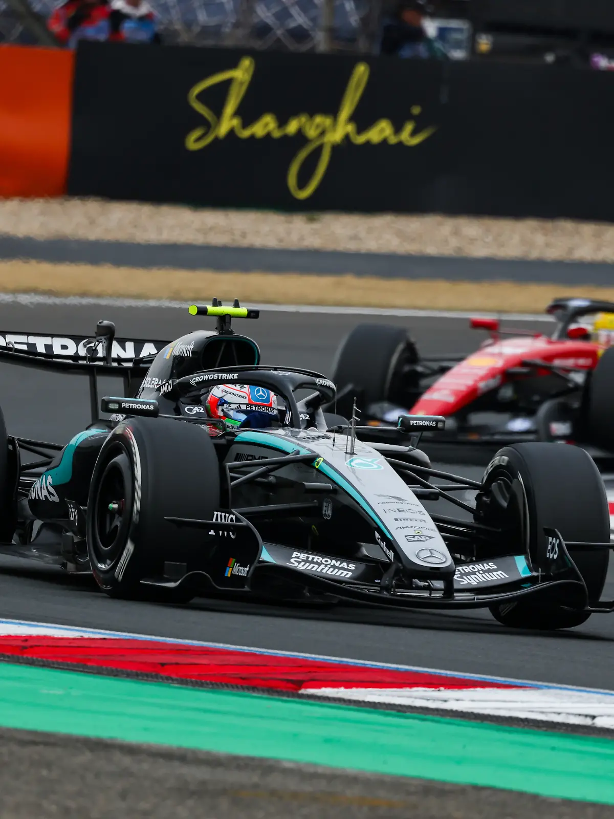 12 KIMI ANTONELLI Andrea (ita), Mercedes AMG F1 Team W17, action during the Formula 1 Heineken Chinese Grand Prix 2026, 2nd round of the 2026 Formula One World Championship from March 13 to 15, 2026 on the Shanghai International Circuit, in Shanghai, China - Photo Florent Gooden / DPPI