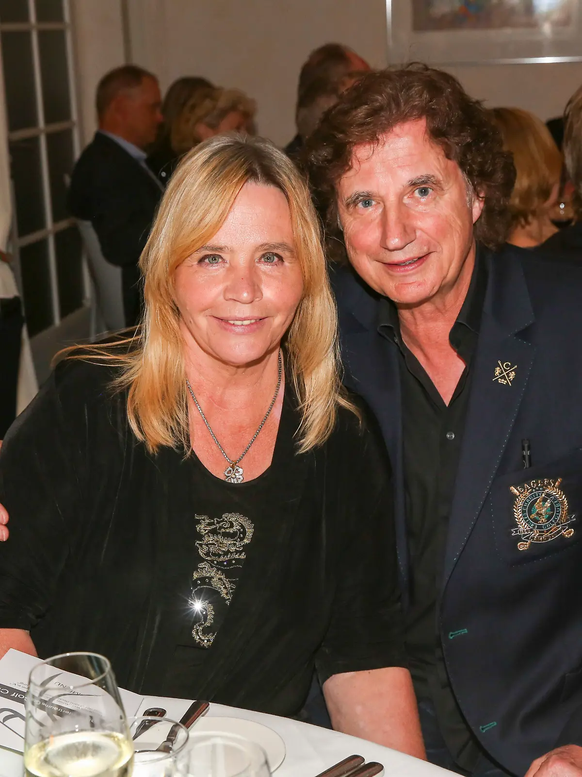 Olaf Malolepski mit Ehefrau Sonja beim Charity Kinderträume Golf Cup 2014 auf dem Golfplatz Sankt Leon-Rot am Freitag 12.September 2014 in St.Leon Rot bei Heidelberg