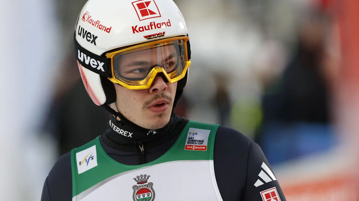 Ski Jumping - FIS Ski Jumping World Cup - Lahti, Finland - March 8, 2026 Germany's Philipp Raimund during the men's HS130 super team in the FIS Nordic World Cup  Petri Korteniemi/Lehtikuva via REUTERS ATTENTION EDITORS - THIS IMAGE WAS PROVIDED BY A THIRD PARTY. NO THIRD PARTY SALES. NOT FOR USE BY REUTERS THIRD PARTY DISTRIBUTORS. FINLAND OUT. NO COMMERCIAL OR EDITORIAL SALES IN FINLAND.