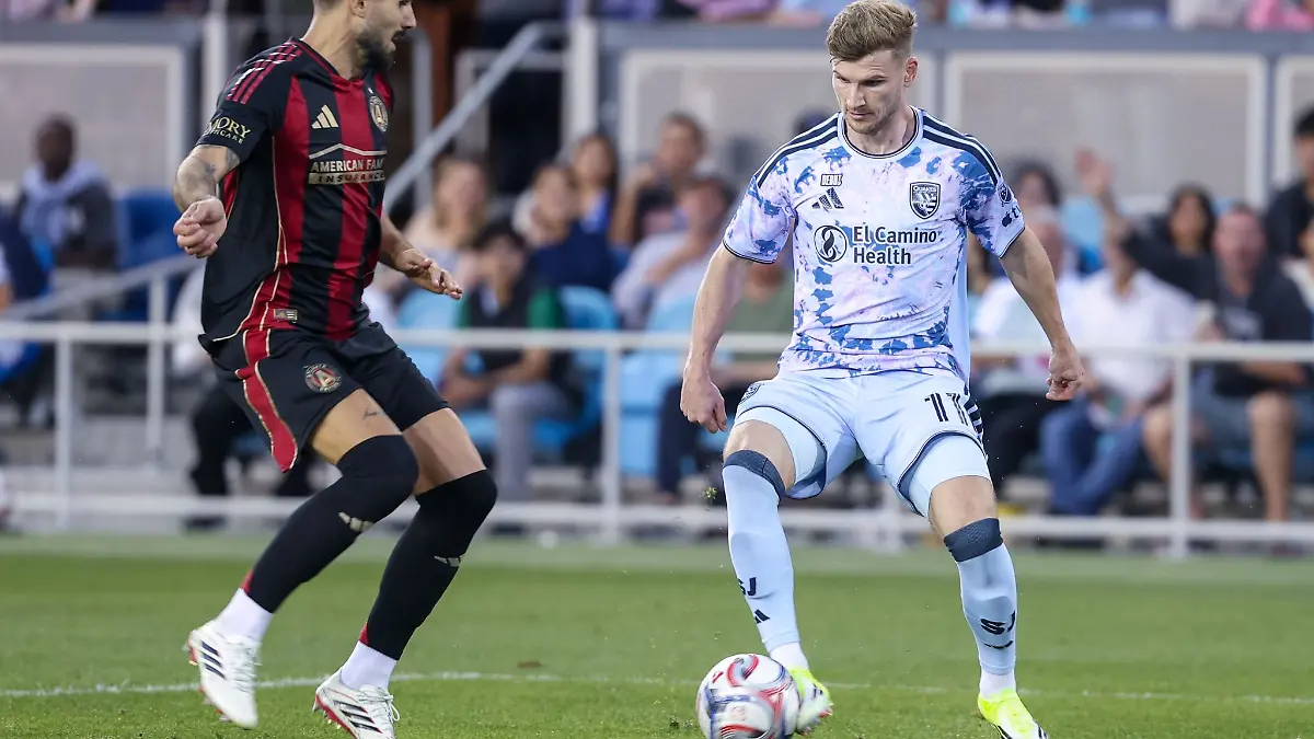 Timo Werner stand bei den San Jose Earthquakes das erste Mal in der Anfangself.
