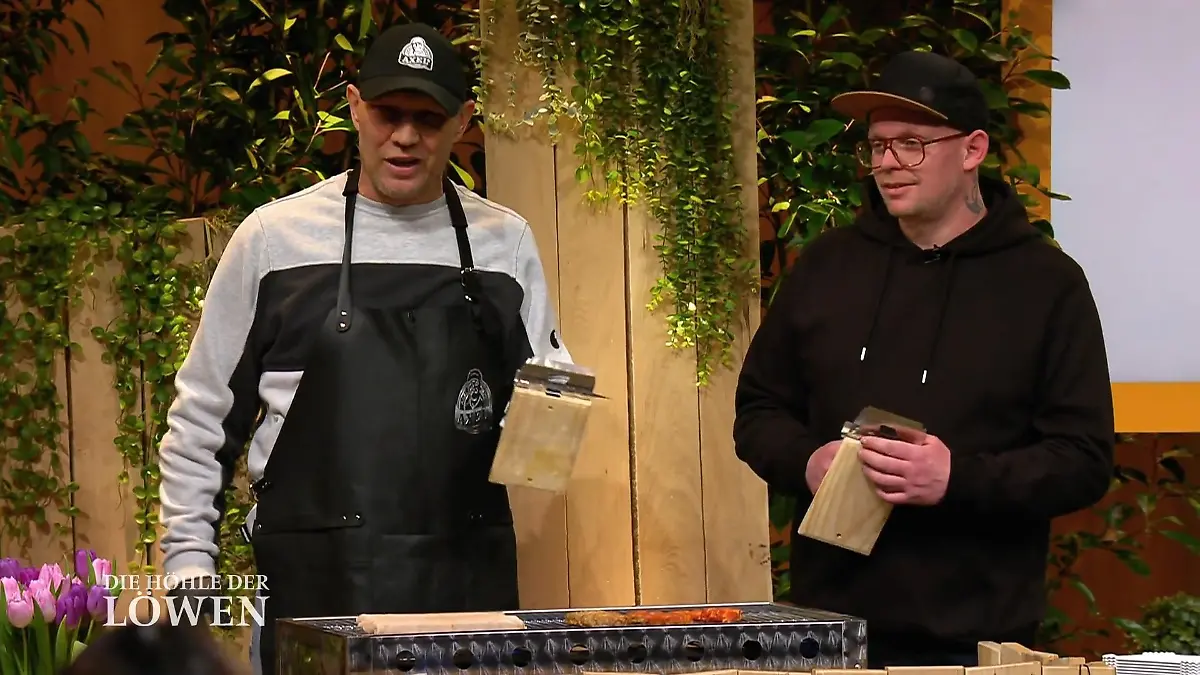 Boxer-Legende Axel Schulz in der Höhle der Löwen 6-in-1-Grillwerkzeug