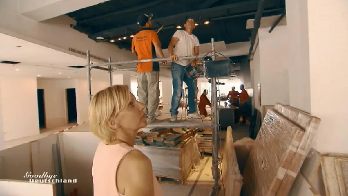 Eröffnung in 24 Stunden, aber das Hotel ist noch Baustelle Birgit rennt die Zeit davon