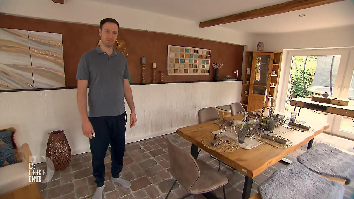 Eugenio lädt ein: Was taugt seine umgebaute Garage als Kulisse für den Dinner-Abend? Eugenio zeigt sein Zuhause