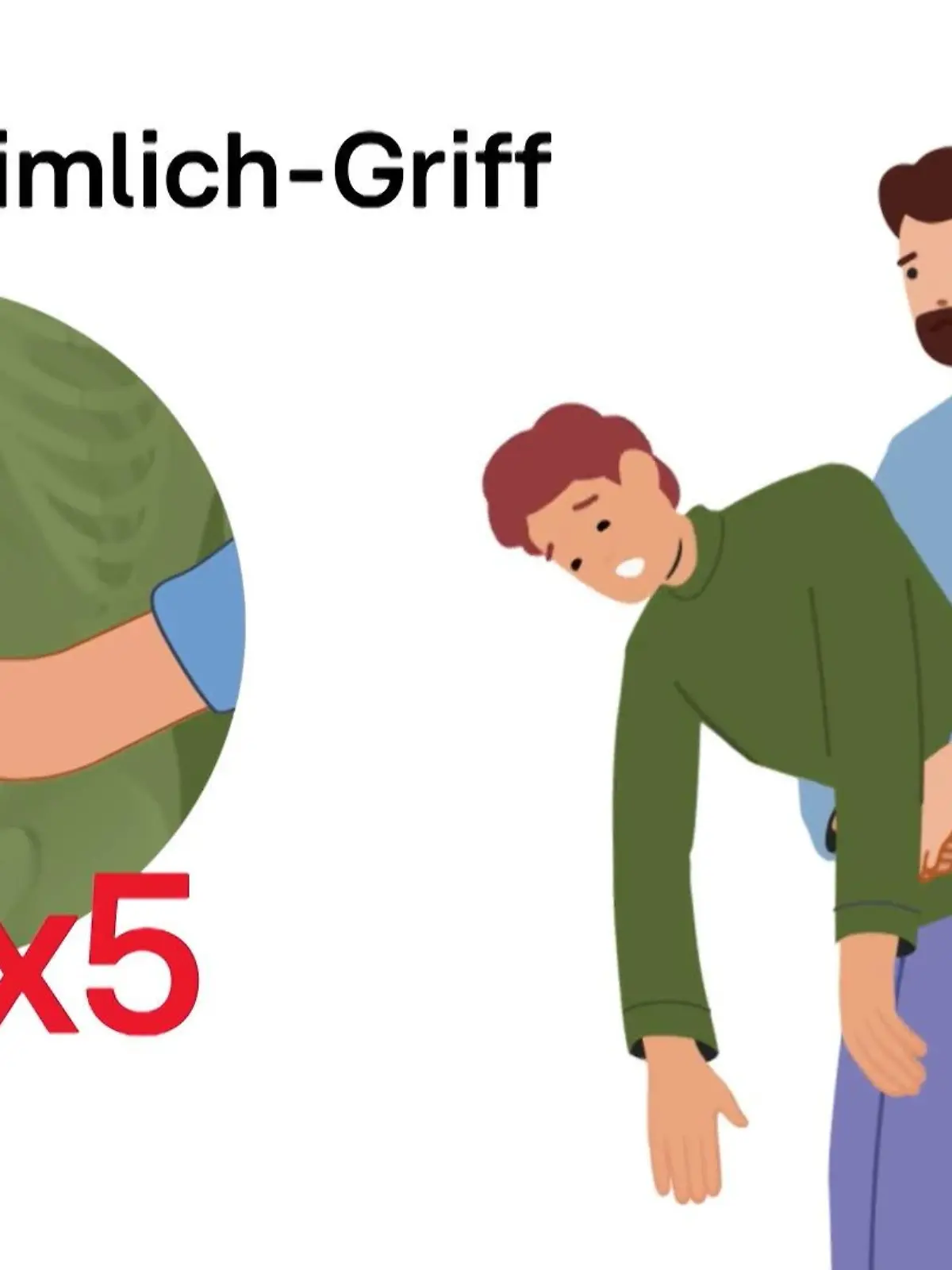 Bild zu: "Heimlich-Griff rettet Leben! So einfach geht's"