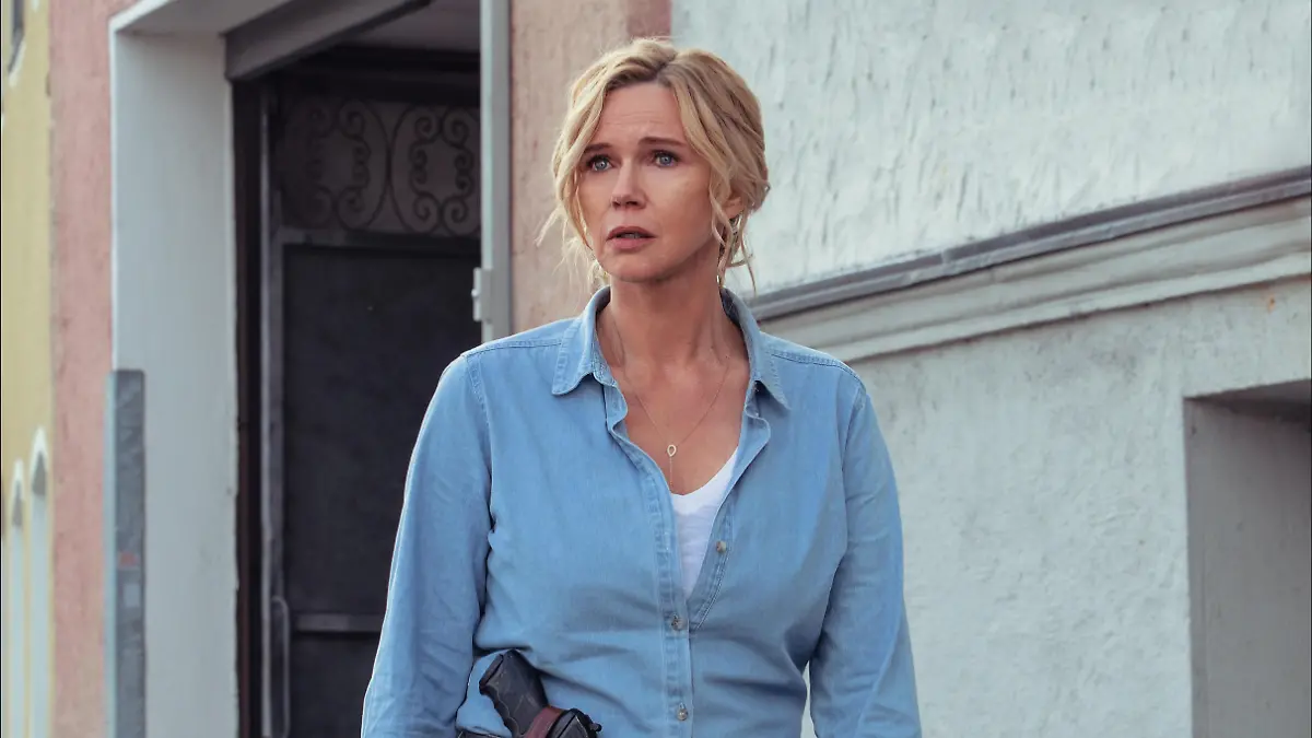 Veronica Ferres bei „Alpentod”.