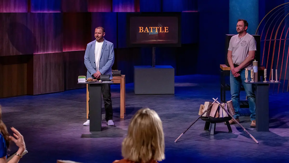 Beim Battle in Folge 5 tritt Gründer Daniel Muntean (l.) gegen Gründer Christian Nowak an.