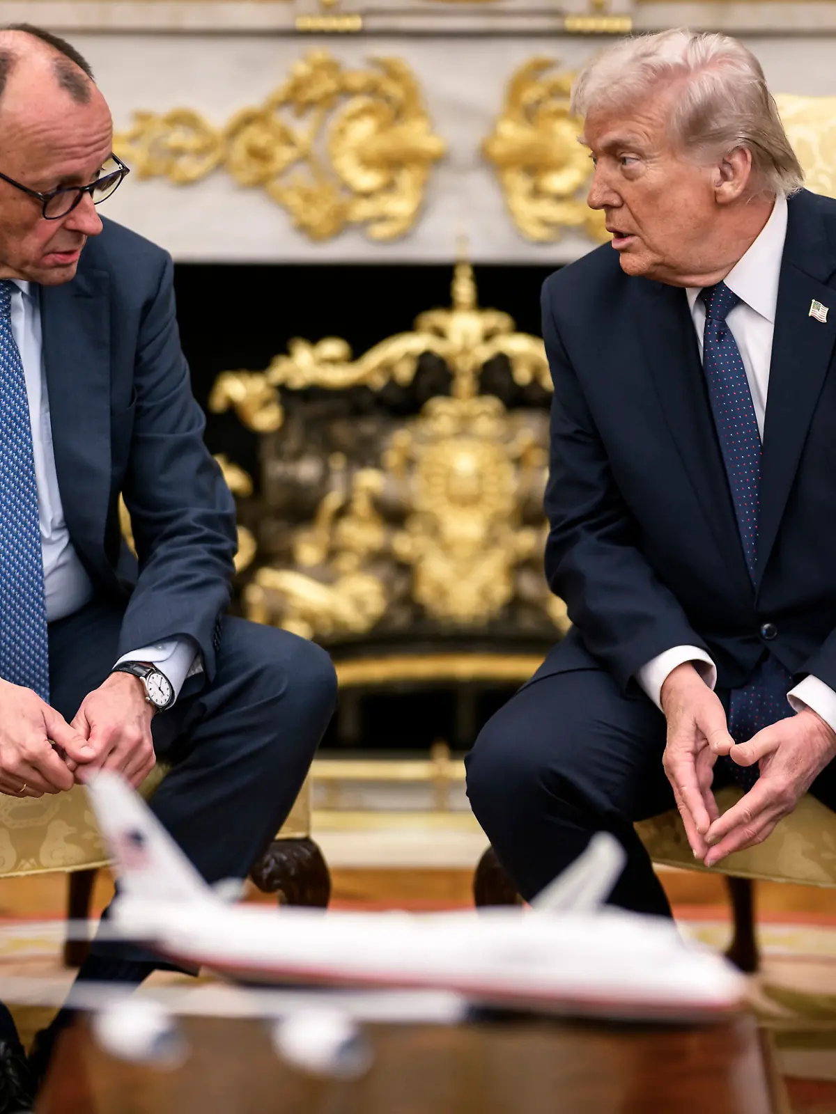 March 4, 2026, Washington, Dc, United States of America: U.S. President Donald Trump, speaks with German Chancellor Friedrich Merz, left, during a bilateral meeting at the Oval Office of the White House, March 3, 2026 in Washington, D.C. (Credit Image: Â© Daniel Torok/White House/Planet Pix via ZUMA Press Wire