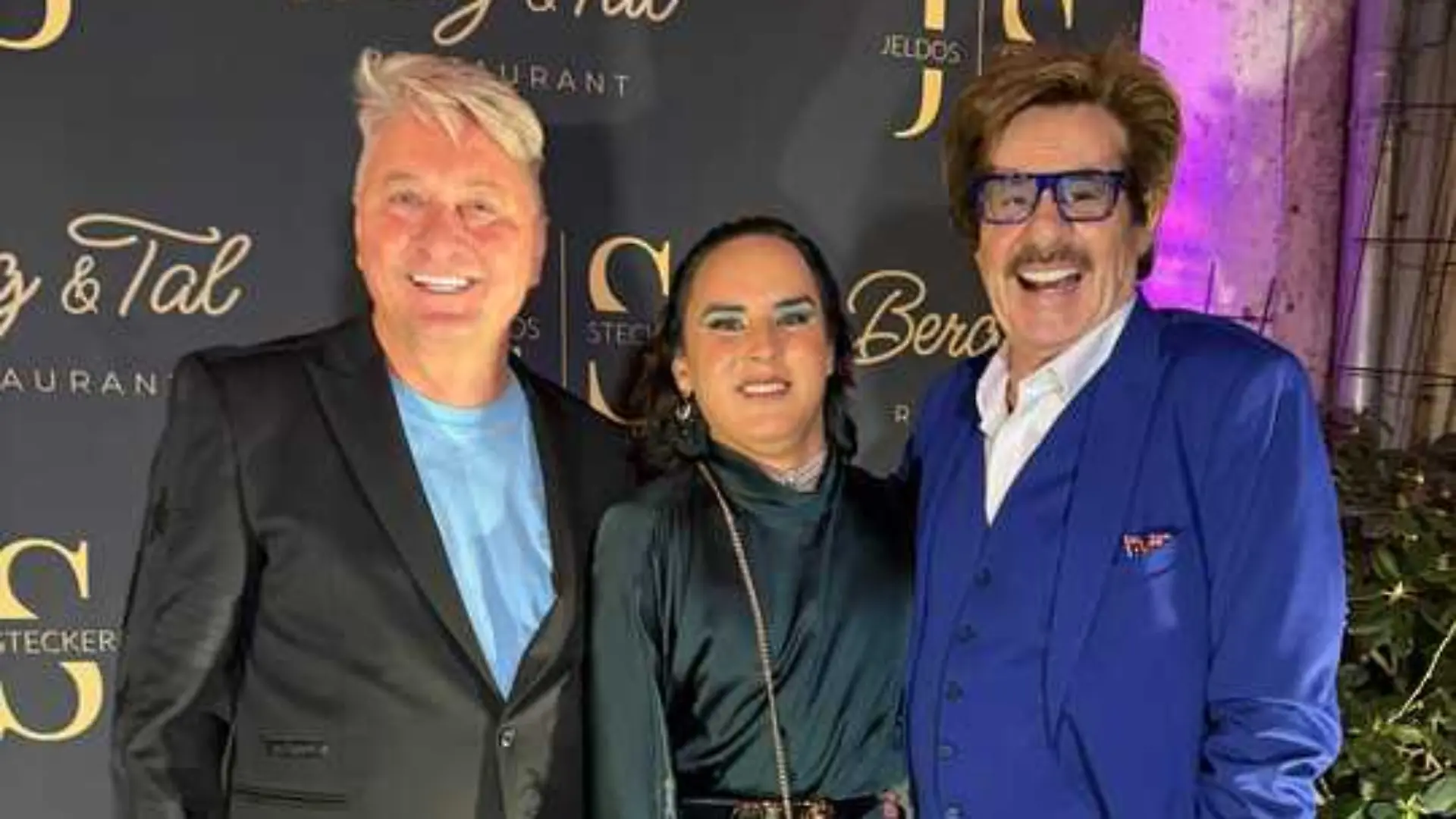 Auf der großen Jubiläumsparty vom Berliner Edel-Restaurant „Berg &Tal” traf RTL Hubert Fella, Veranstalter Jeldos Stecker und Entertainer Jörg Draeger.