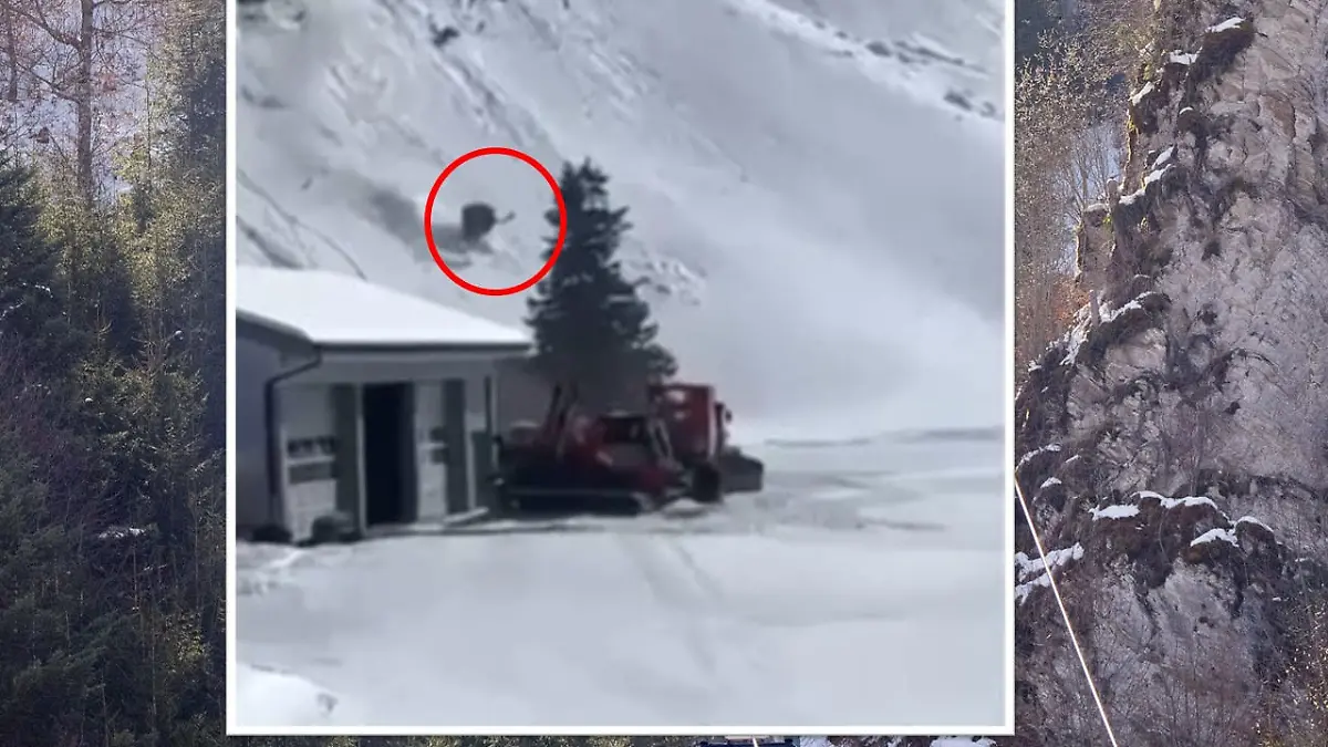 Dramatische Bilder des Gondelabsturzes Im Skigebiet Engelberg