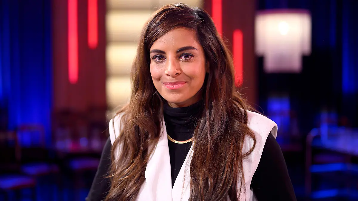 Schauspielerin Collien Fernandes bei der Aufzeichnung des „Kölner Treff” im März 2026