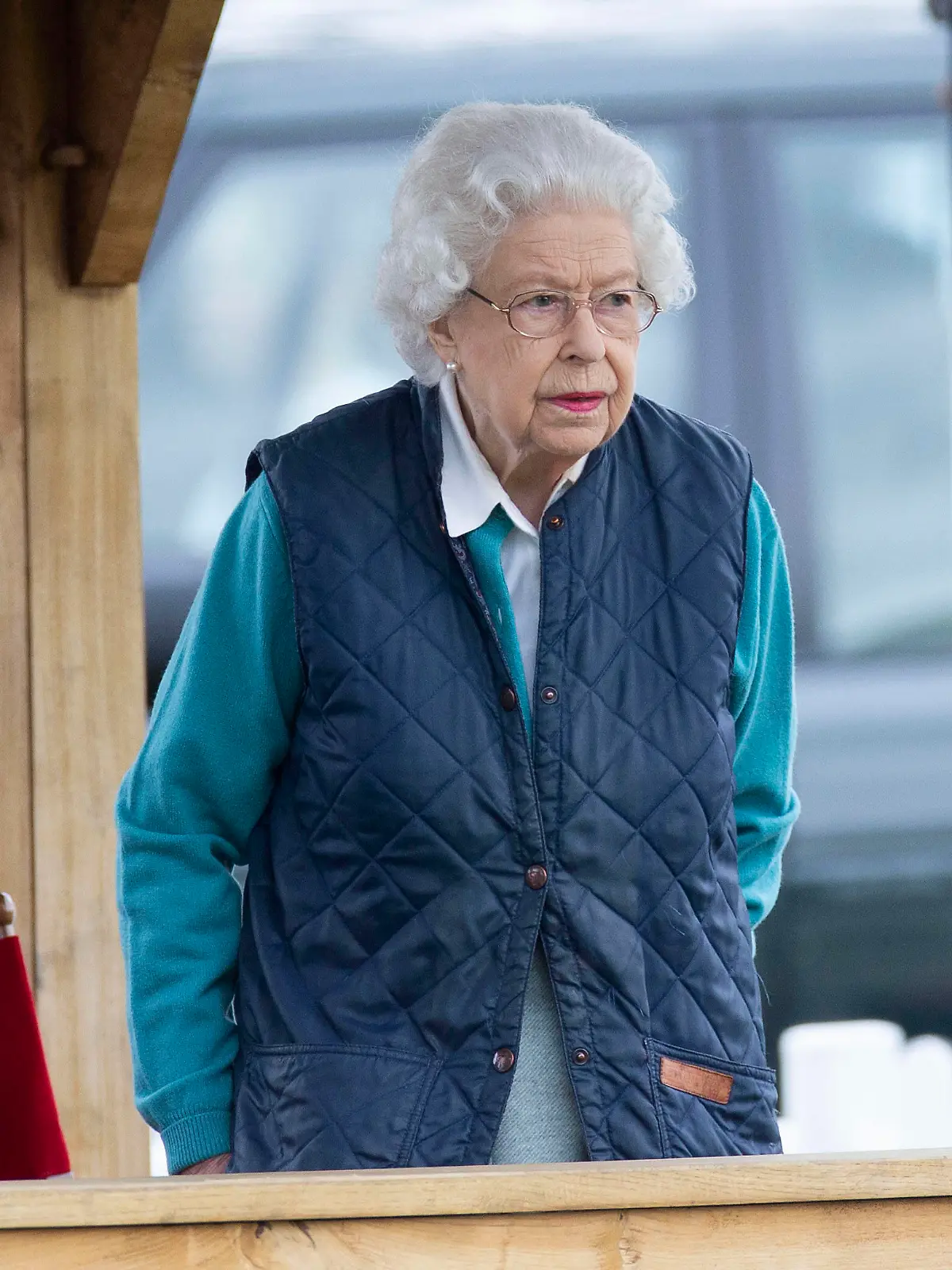  . 03/07/2021. Windsor, United Kingdom. Queen Elizabeth II on day three of the Royal Windsor Horse Show, United Kingdom. PUBLICATIONxINxGERxSUIxAUTxHUNxONLY xi-Imagesx IIM-22350-0012