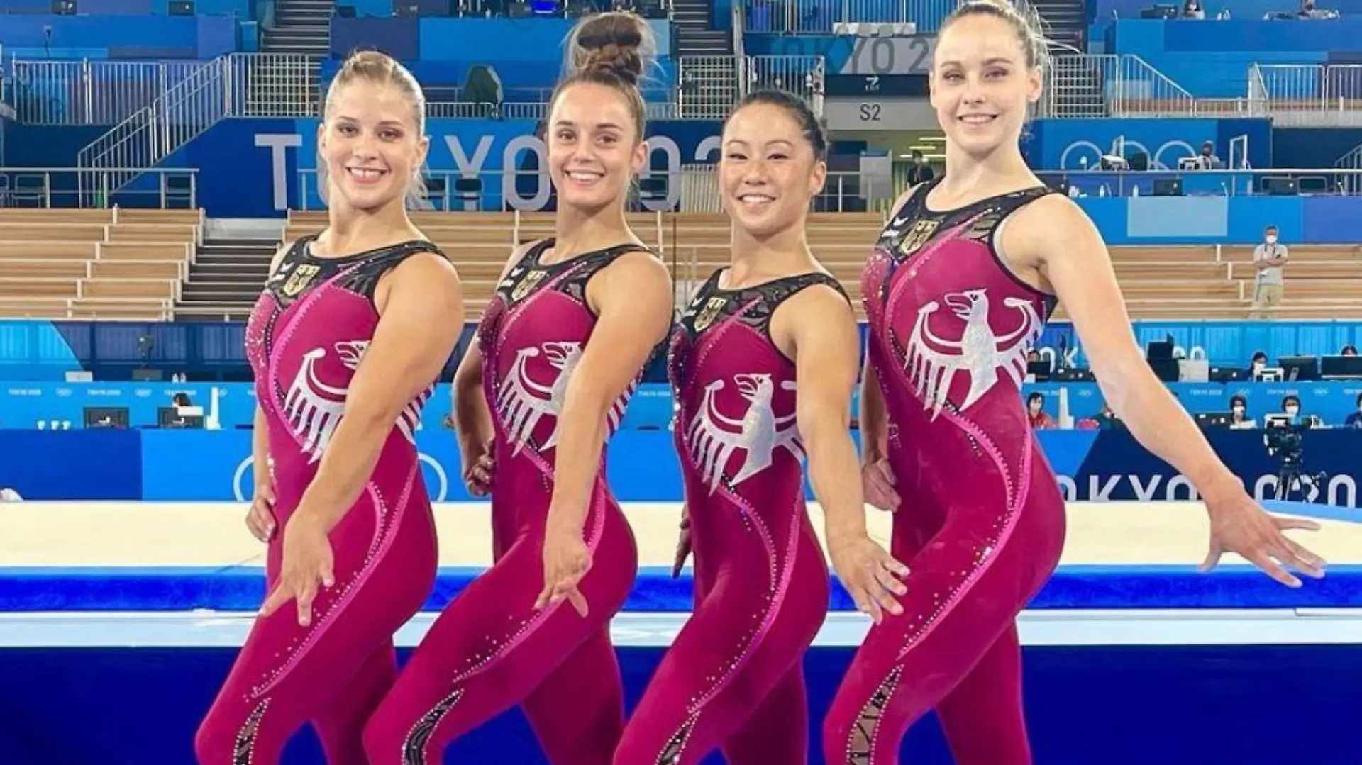 Deutschlands Turnerinnen tragen bei Olympia in Tokio Ganzkörper-Anzüge
