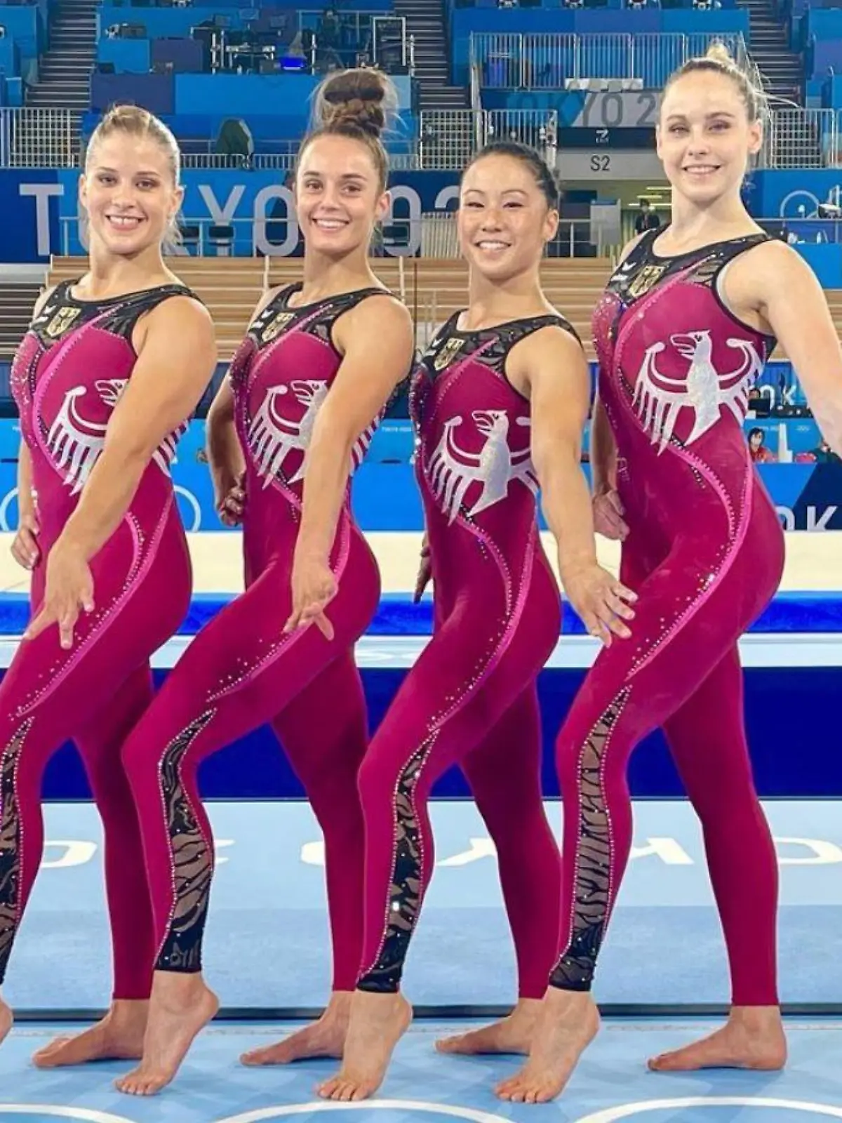 Deutschlands Turnerinnen tragen bei Olympia in Tokio Ganzkörper-Anzüge