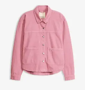 Shacket aus reiner Baumwolle