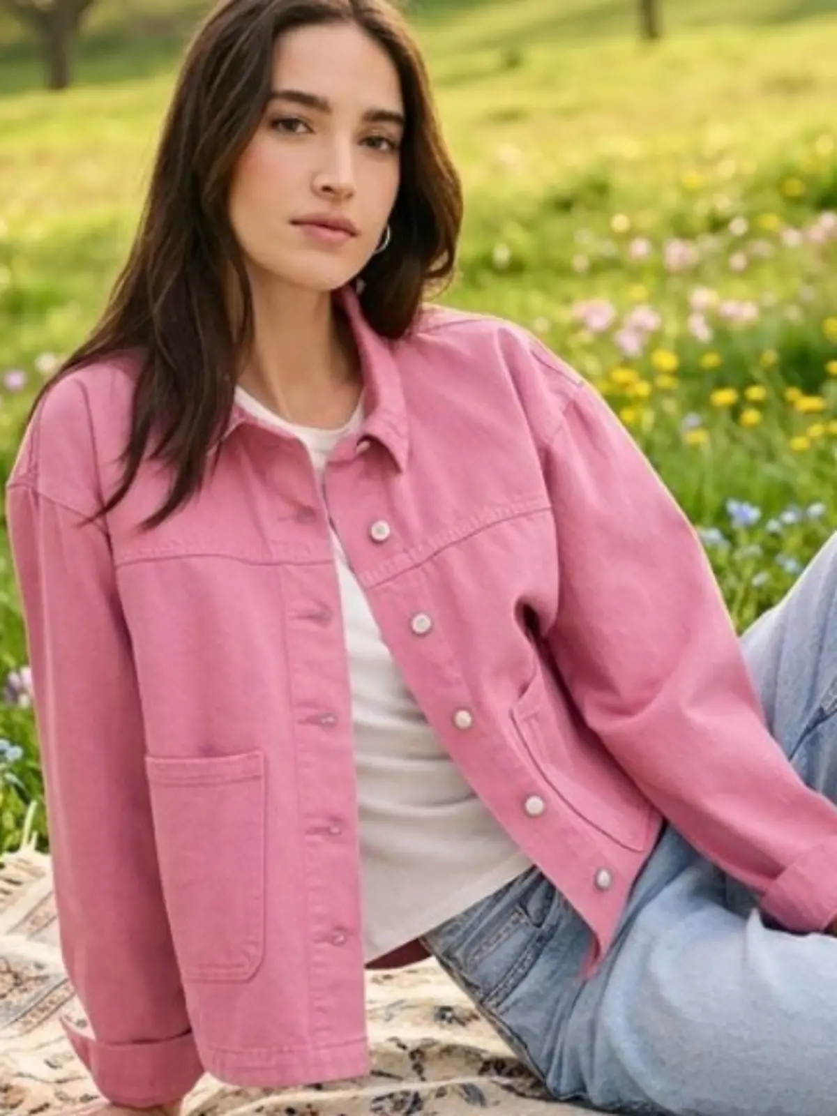 Ob in zartem Sand oder leuchtendem Pink: Das Shacket ist das Must-have für entspannte Layering-Looks im Frühjahr.