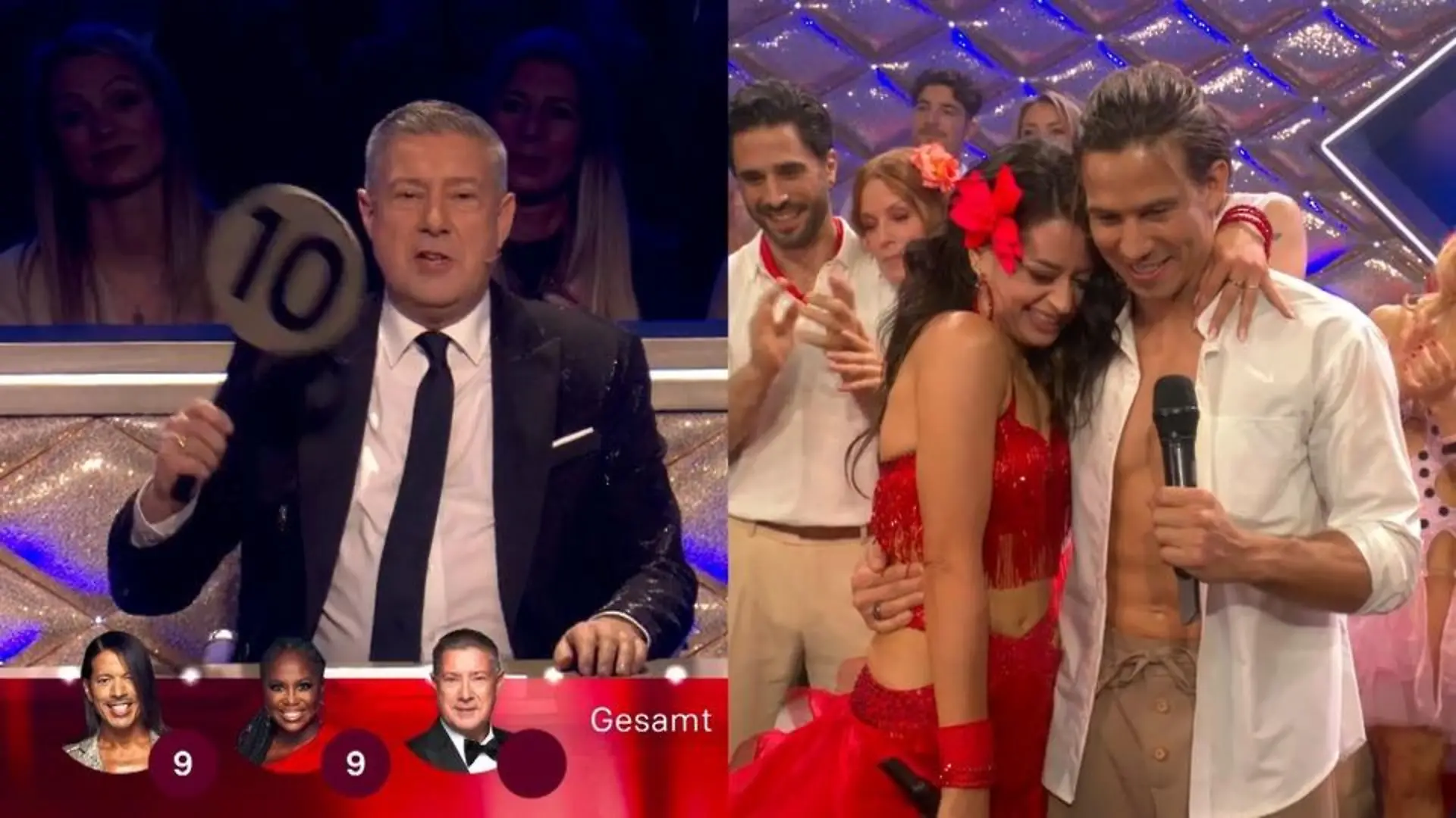 Für Joel Mattli holt Joachim Llambi die zehn Punkte raus Let's Dance 2026: Erste Samba!