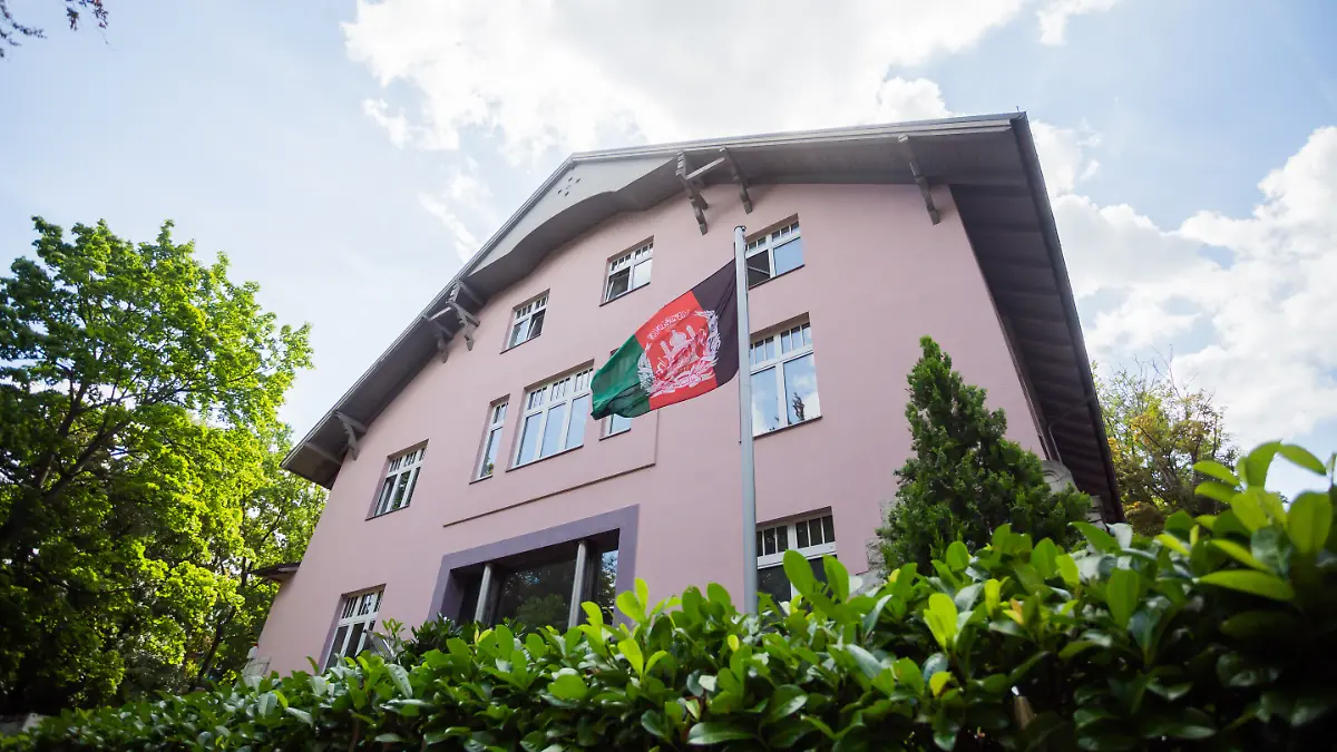 Die Botschaft der Islamischen Republik Afghanistan in Berlin-Grunewald. +++ dpa-Bildfunk +++