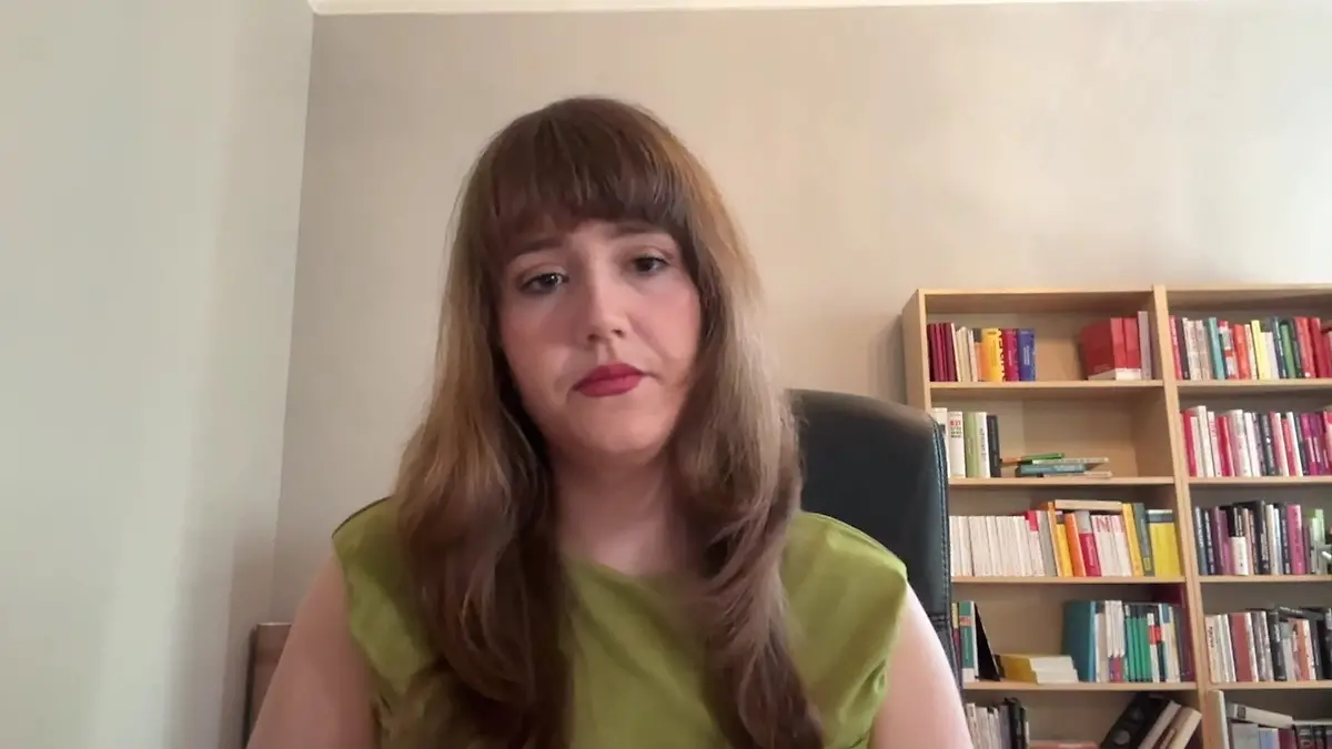 „Täterparadies Deutschland“: Die ehemalige Grünen-ChefinRicarda Lang fordert harte Gesetze gegen digitale Gewalt.