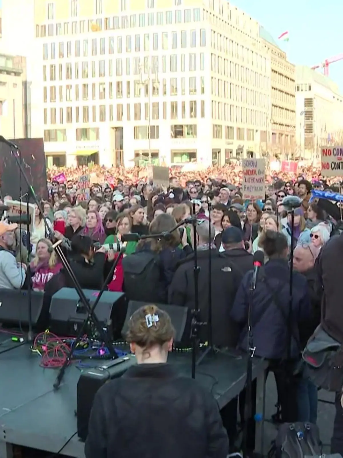 Bild zu: "Demo aus Solidarität mit Collien Fernandes"