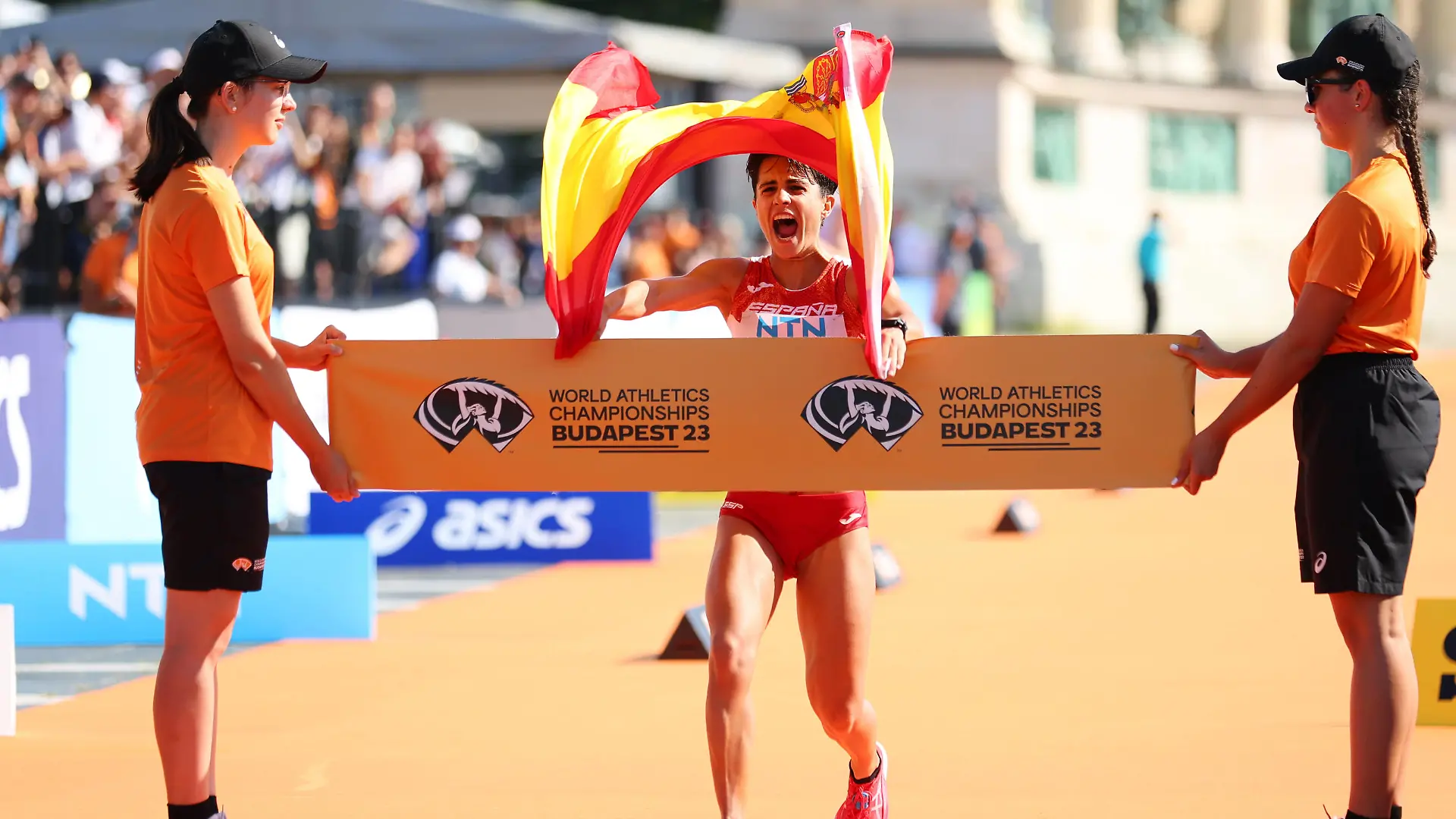 Maria Perez ESP, AUGUST 24, 2023 - Athletics : World Athletics Championships Budapest 2023 Women s 35km Race Walk in Budapest, Hungary. Noxthirdxpartyxsales PUBLICATIONxNOTxINxJPN 227086818