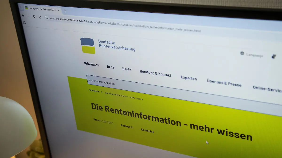 Auf der Website der Deutsche Rentenversicherung können Versicherte, Rentner und Hinterbliebene zahlreiche Dokumente kostenlos online anfordern.