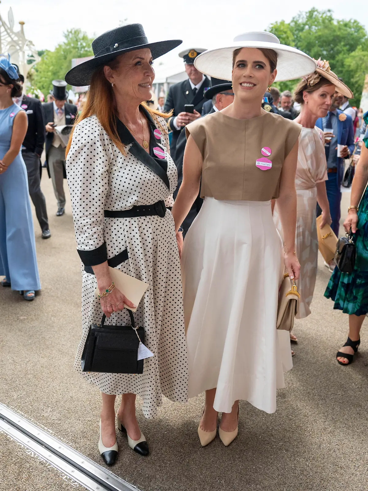 21 Jun, 2025 - Ascot, England, UK - Royal Ascot 2025 - Day 4 - Royals PHOTO SHOWS: Sarah Ferguson and Princess Eugenie (Credit Image: © Roland Hoskins/Daily Mail/dmg media Licensing)
