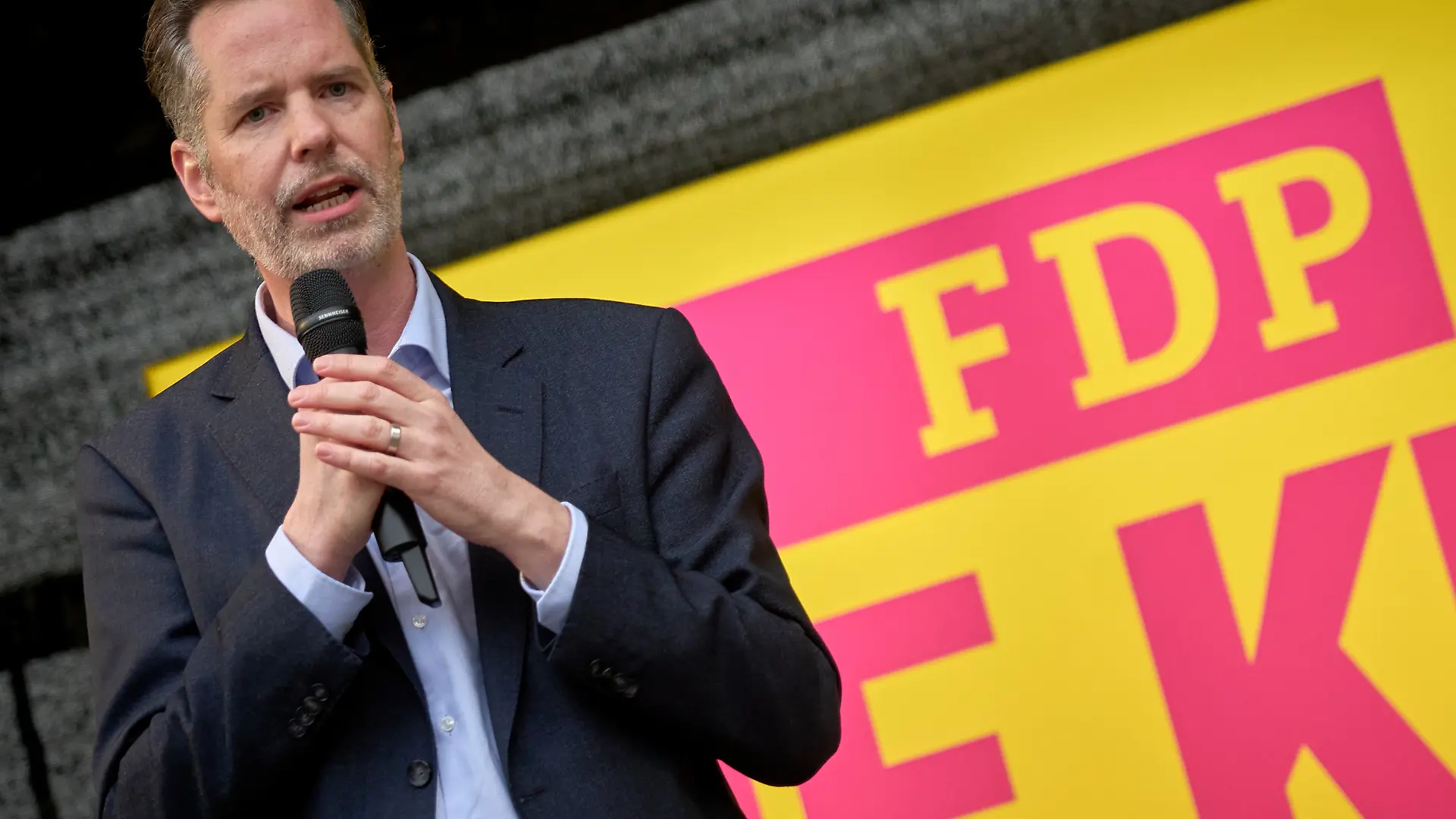 Am 20. März machte er noch Wahlkampf in Rheinland-Pfalz: Christian Dürr