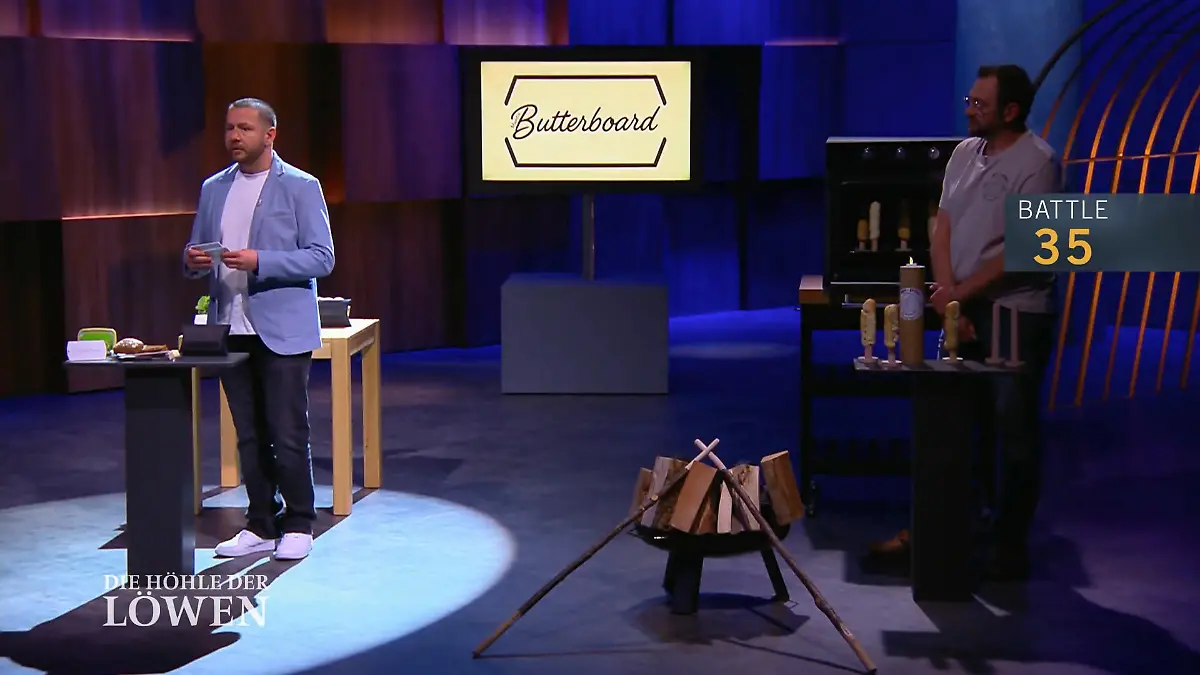 Battle in der Höhle: Wer nutzt seine Minute besser und macht das Rennen? Pitch unte Druck