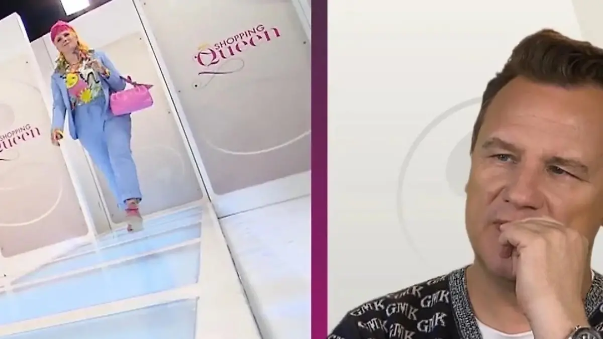 Jennifer präsentiert ihren Look auf dem Laufsteg