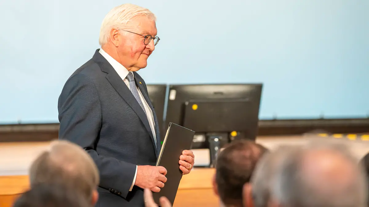 Frank-Walter Steinmeier beim Auswärtigen Amt EUR, Deutschland, Berlin, 24.03.2026: Rede des Bundespräsidenten Frank-Walter Steinmeier SPD zur Jubiläumsveranstaltung 75 Jahre Wiedergründung des Auswärtigen Amt. *** Frank Walter Steinmeier at the Federal Foreign Office EUR, Germany, Berlin, 24 03 2026 Speech by Federal President Frank Walter Steinmeier SPD on the occasion of the 75th anniversary of the re-establishment of the Federal Foreign Office