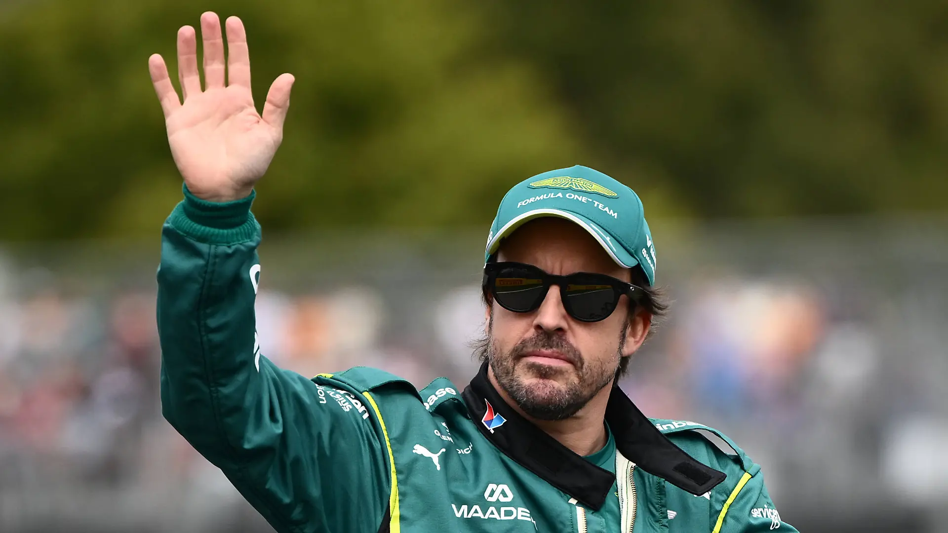 Winke winke zum ersten Kind: Fernando Alonso ist wohl Vater geworden.
