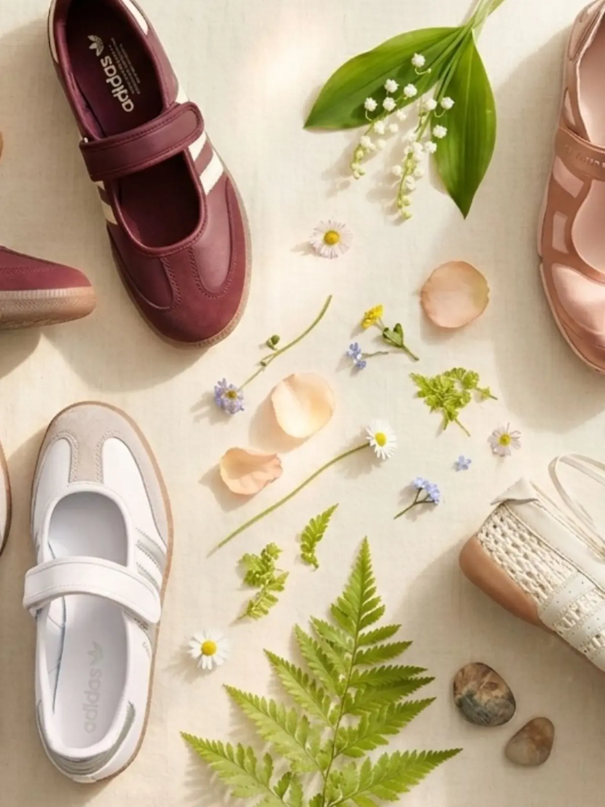 Verschiedene Ballerinas zusammen in einer Collage