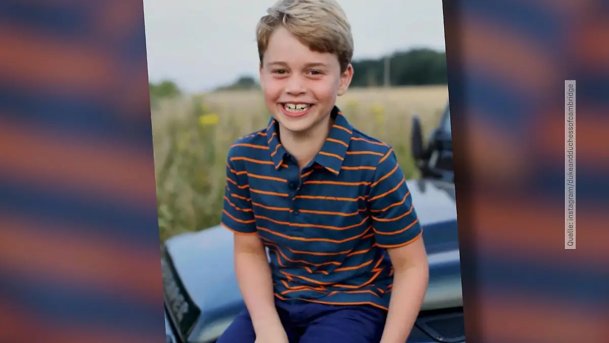 Neues Foto zum 8. Geburtstag von Prinz George Kleiner Royal wird langsam groß!