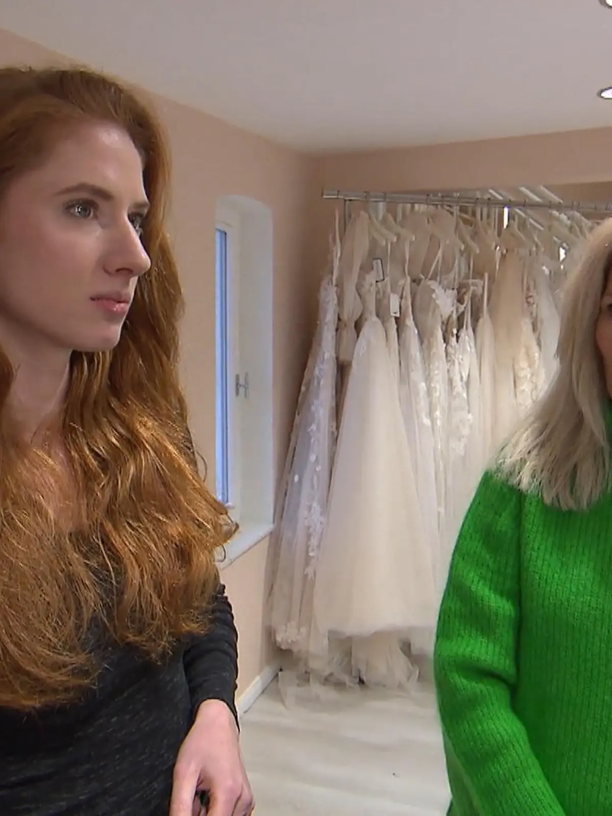 Bild zu: "Aileéns Traumkleid lässt sich noch nicht erkennen"