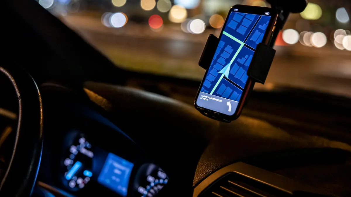Navi-Test im Auto