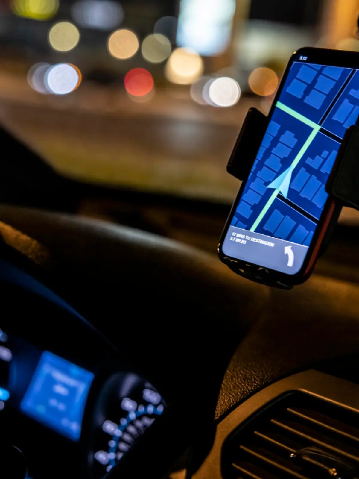 Navi-Test im Auto