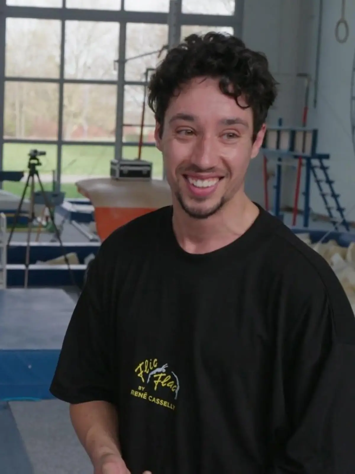 René Casselly macht Fabian Hambüchen fit für die Manege.