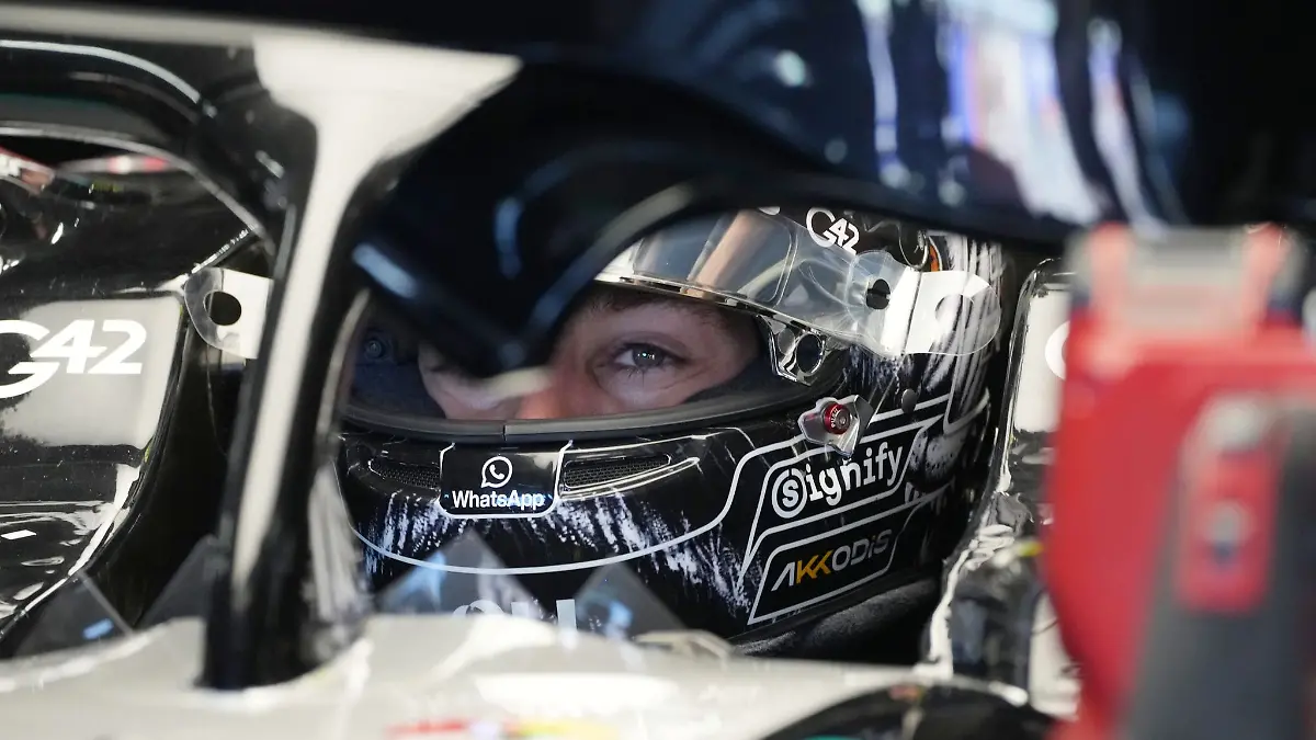 George Russell war im ersten freien Training am schnellsten unterwegs.