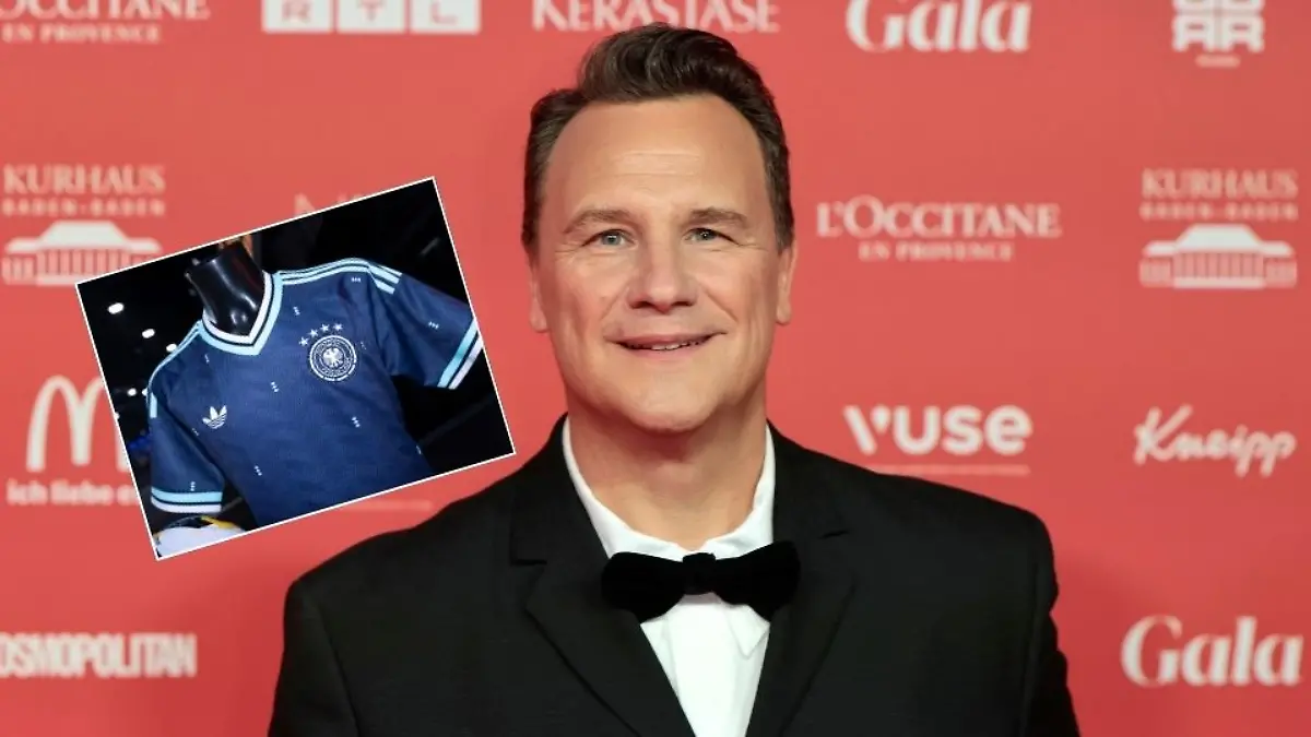 Wir haben Guido Maria Kretschmer bei der 29. Verleihung der Spa Awards 2026 im Kurhaus Baden-Baden nach seiner Meinung zum neuen Auswärts-Trikot der Deutschen Nationalmannschaft gefragt.