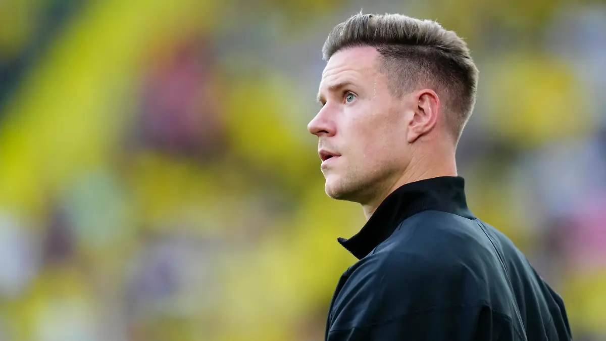 Marc-Andre ter Stegen goalkeeper of Barcelona and Germany during the LaLiga match between Villarreal CF and FC Barcelona at Estadio de la Ceramica on September 22, 2024 in Villarreal, Spain. (Photo by Jose Breton/Pics Action/NurPhoto)