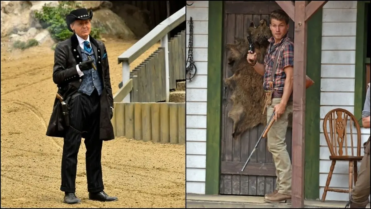 Jo Gerner und Raúl Richter spielten beide sowohl in „Gute Zeiten, schlechte Zeiten” als auch bei den Karl-May-Festspielen mit.