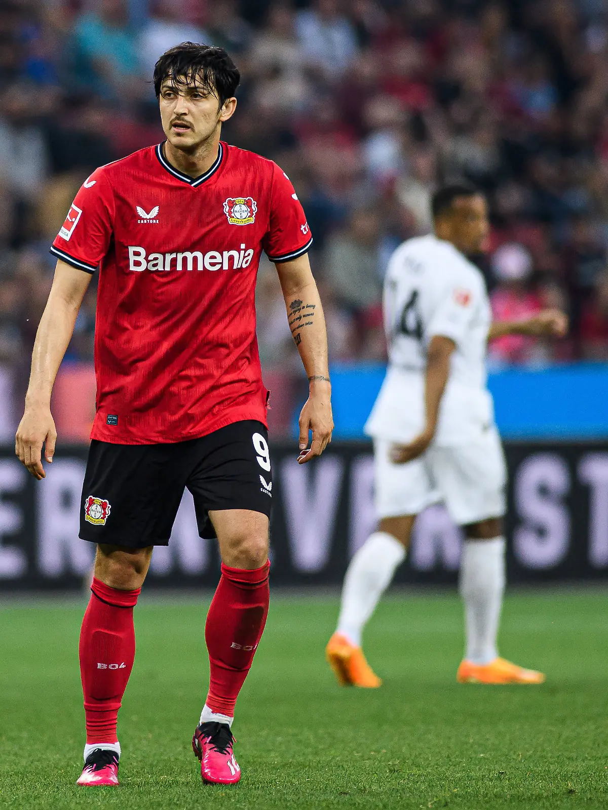 LEVERKUSEN, GERMANY - 21 MAY, 2023: Sardar Azmoun - The Bundesliga match Bayer 04 Leverkusen vs Borussia Moenchengladbach at BayArena. PUBLICATIONxNOTxINxRUS Copyright: xx