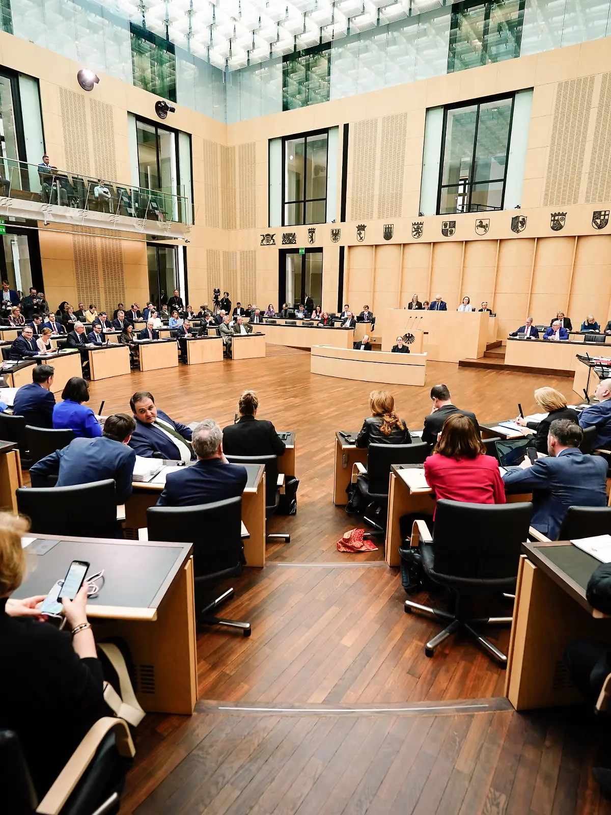 Impressionen, Symbolbild, Plenarsaal des Deutschen Bundesrat waehrend der Plenarsitizung
