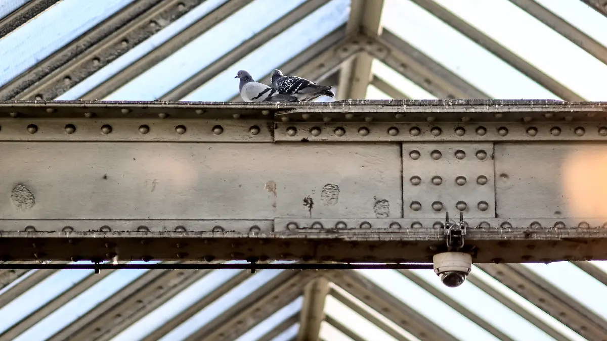 Eine Überwachungskamera am Bahnhof «Kottbusser Tor».