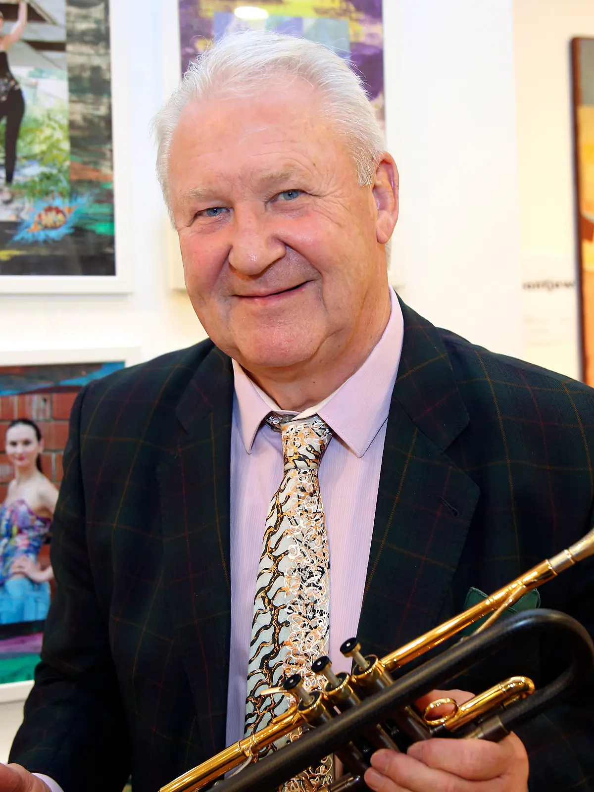 Trompeter Toni Maier ist ein Star in Österreich