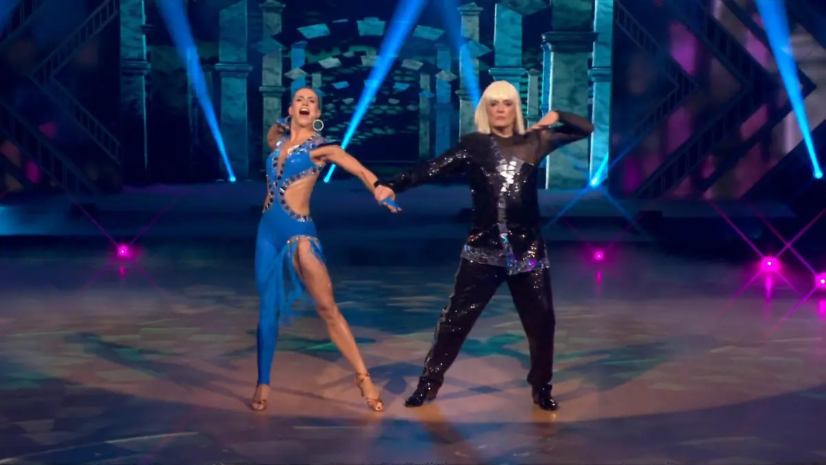 Ross und Mariia begeistern mit ihrem Tango zu "Pokerface" Lady Gaga hoch zwei