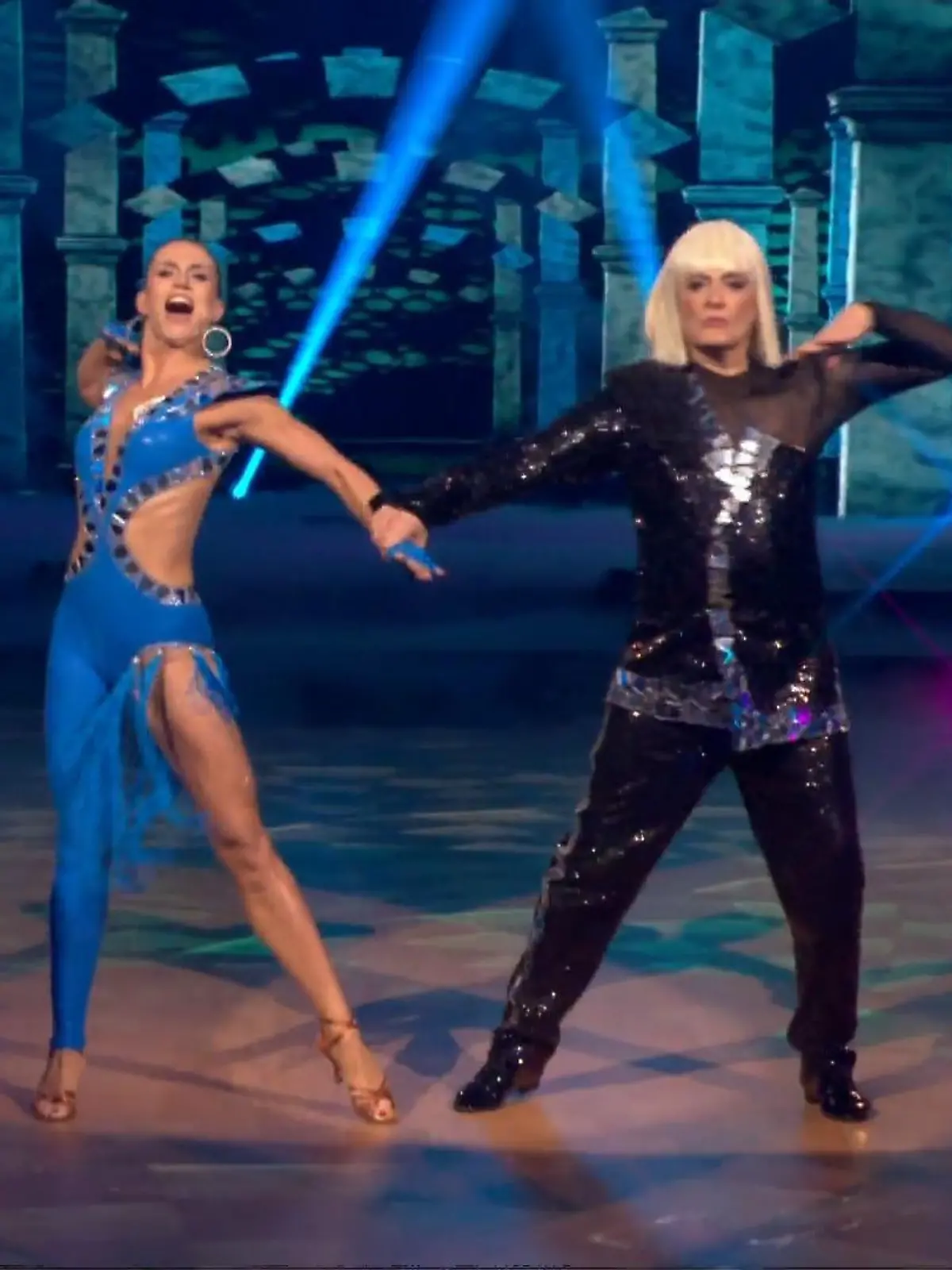 Bild zu: "Ross und Mariia begeistern mit ihrem Tango zu "Pokerface""