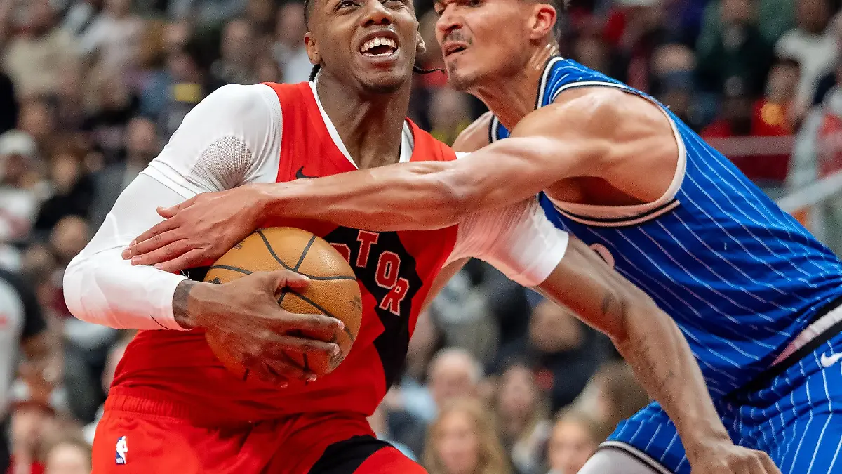 Ging mit den Orlando Magic in Toronto unter: Tristan da Silva (re).