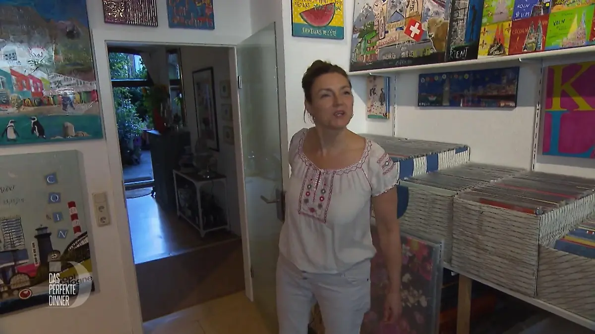 Dinner in einem Atelier! Kandidatin Kathrin