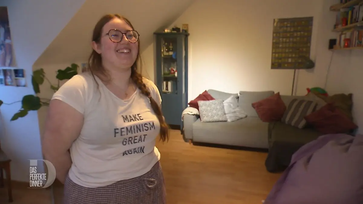 Wie kreativ wird Mette-Linas Abend bei 'Das perfekte Dinner'? Kunst ist ihr Ding